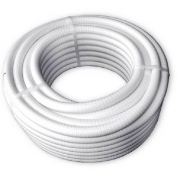Гибкая труба для воды, белая 43*50 (бухта 25м) IDRO FLEX Италия