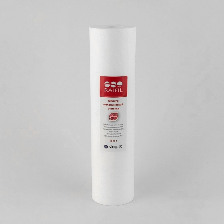 Картридж зі спіненого поліпропілену Raifil SC-10-1, 1 мкм