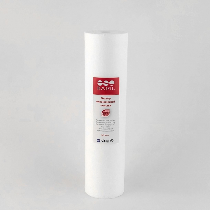 Картридж зі спіненого поліпропілену Raifil SC-10-10, 10мкм