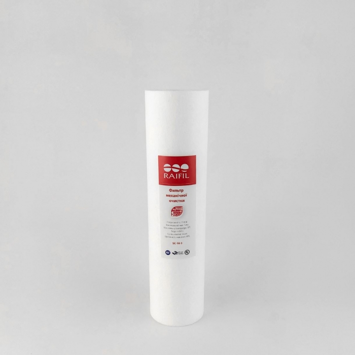 Картридж зі спіненого поліпропілену Raifil SC-10-5, 5мкм