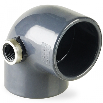 Колено 50х90 с врезкой 1/2 РВ в боу