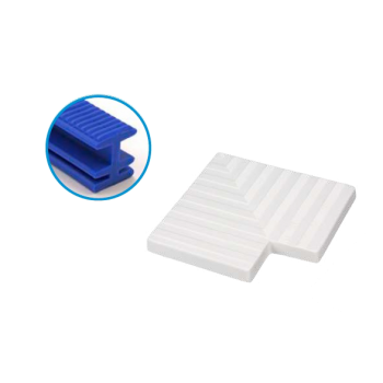 Угол 90 решетки перелива 19,5 см, пластик, синий, Acqua Source