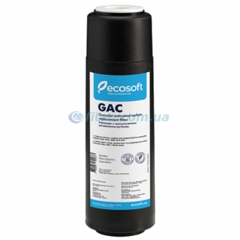 Картридж з гранульованим активованим вугіллям Ecosoft GAC 2,5 "х10"
