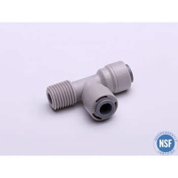 1804-A Фитинг Т-образный (резьба-трубка-трубка) 1/4", (код 1421)