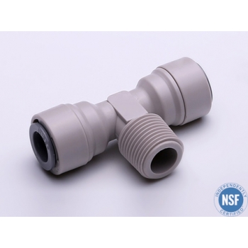 1802-А Фитинг Т-образный (трубка-резьба-трубка) 1/4", (код 1675)