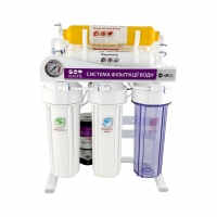 Зворотній осмос Raifil GRANDO 7+ з насосом на станині з манометром 75G