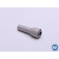 1801-C Фітинг прямий (трубка - стержень) 1/4"-3/8", (код 1411)