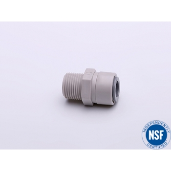 1813-B Фитинг прямой (трубка-резьба внешняя) 3/8", (код 1443)