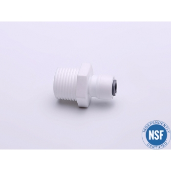 1813-D Фитинг прямой (трубка-резьба внешняя) 1/4"-1/2", (код 1444)