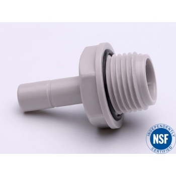 1837-А Фитинг прямой (стержень-резьба внешняя) 1/4"-3/8", (код 1487)