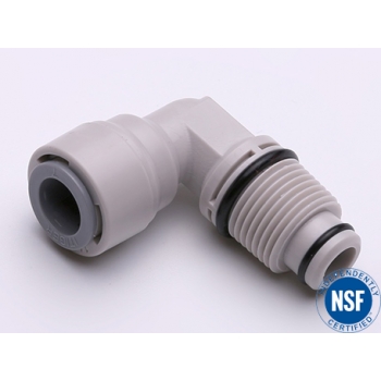 2817-А Фитинг угловой (трубка-резьба внешняя) 1/4", (код 1491)