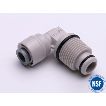 2817-Е Фитинг угловой (трубка-резьба внешняя) 3/8"-1/4", (код 1494)